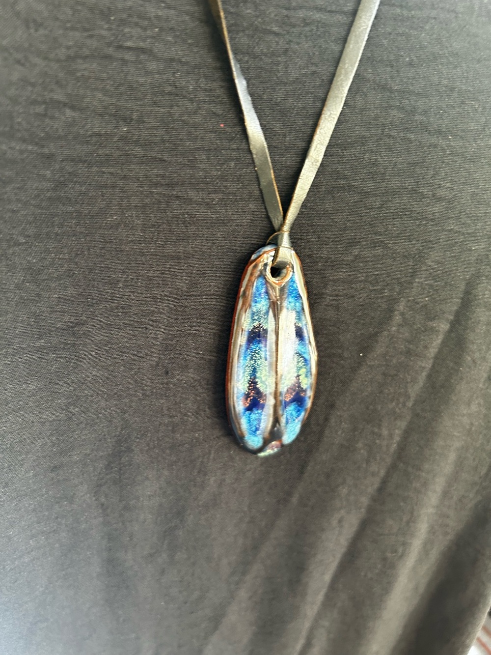 Vintage Guernsey Pottery High Gloss Necklace